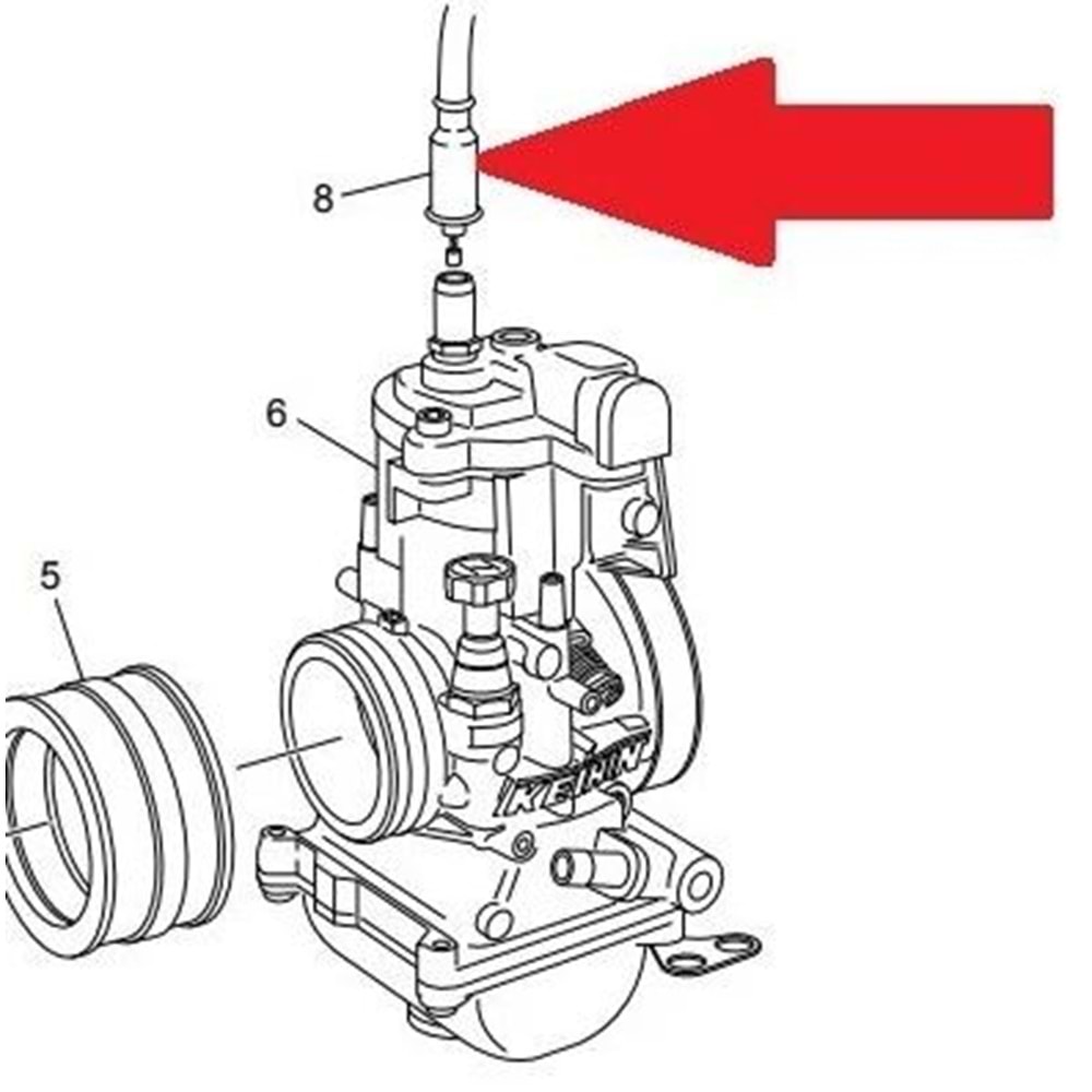 4425 SHERCO GAZ TELİ 2T 250/300