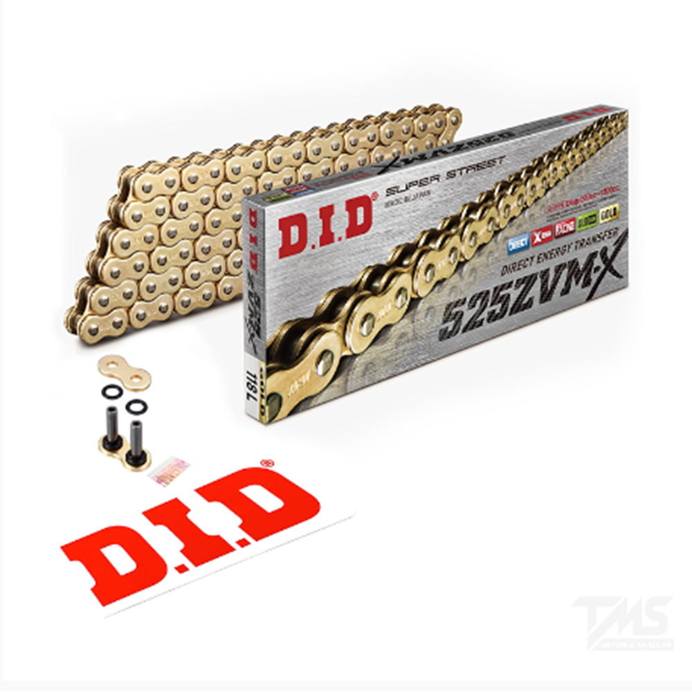 DID-525ZVM-X(GOLD)-118 LİNK GOLD ZİNCİR(XRİNG)UYUMLULUK İÇİN AÇIKLAMA KISMINA BAKINIZ