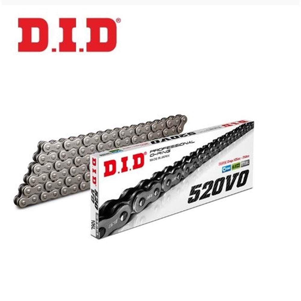 DID 520ORİNG ÇELİK ZİNCİR-114 BAKLA