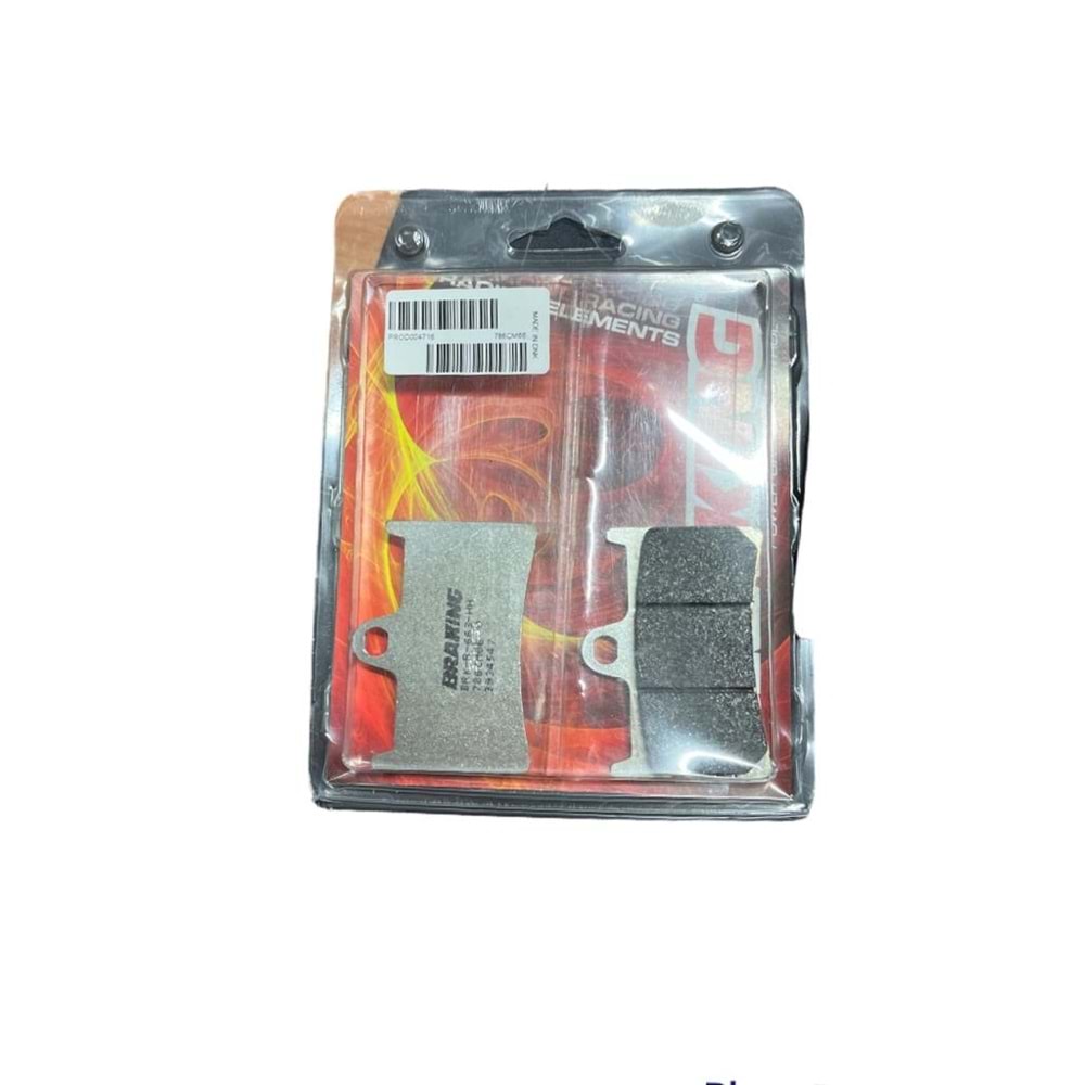 BRAKING 786CM66 YÜKSEK PERFORMANS YARI METALİK ÖN FREN BALATASI