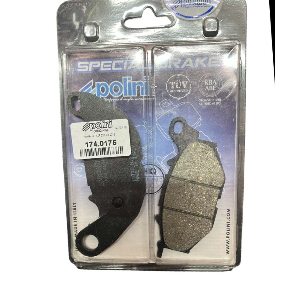 YAMAHA MT25 / R25 15-21 ÖN FREN BALATASI POLINI 174.0175