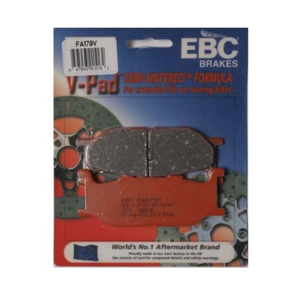 YAMAHA XJ600 DIVERSION ÖN FREN BALATASI EBC FA179V