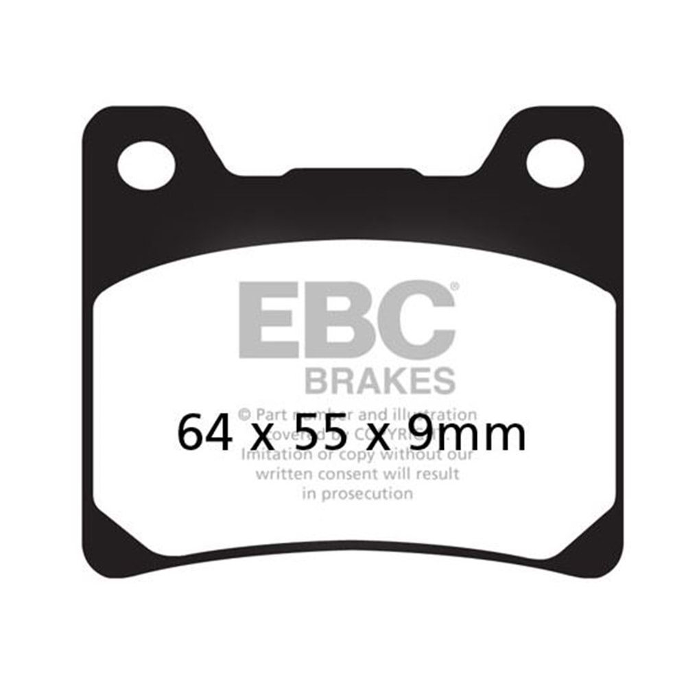 YAMAHA XJR1300 98-01, VMAX12, XV100 VIRAGO ARKA FREN BALATASI EBC FA088V