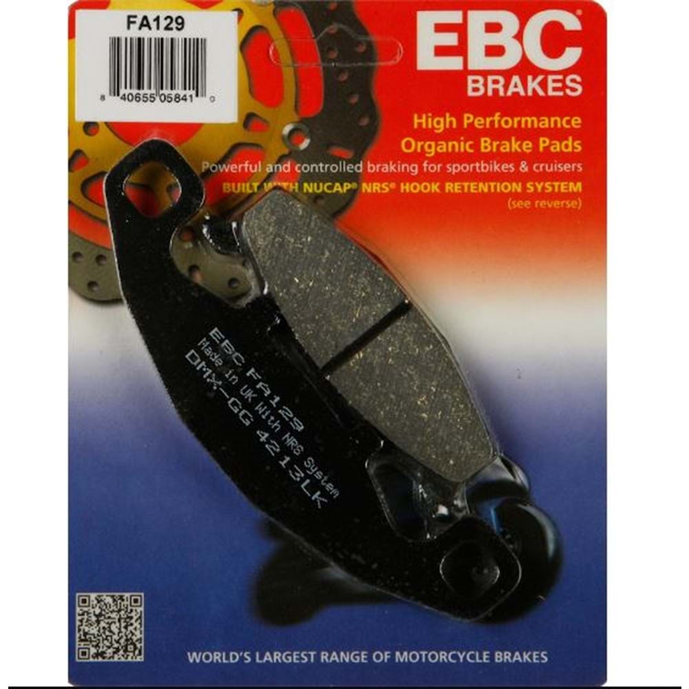 KAWASAKI KLE500 91-07 ÖN FREN BALATASI EBC FA129