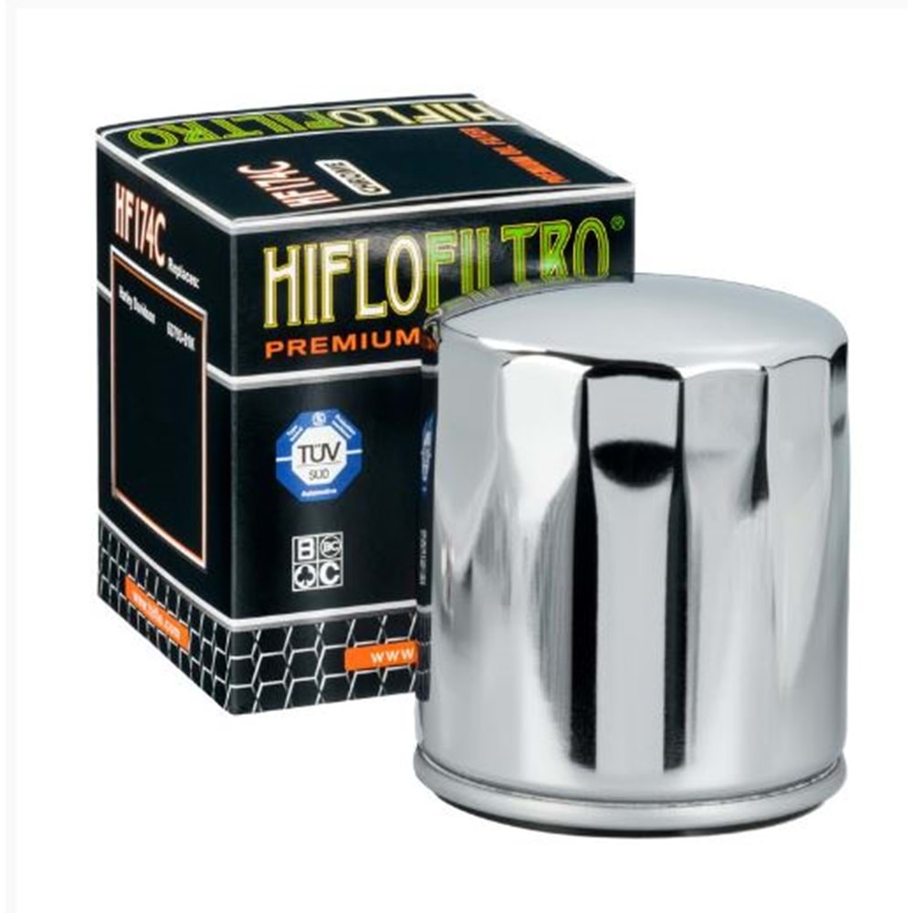 HARLEY DAVİDSON V-ROD 1250 NIGHT ROD SPECIAL 1250 YAĞ FİLTRESİ KROM HİFLO HF174C