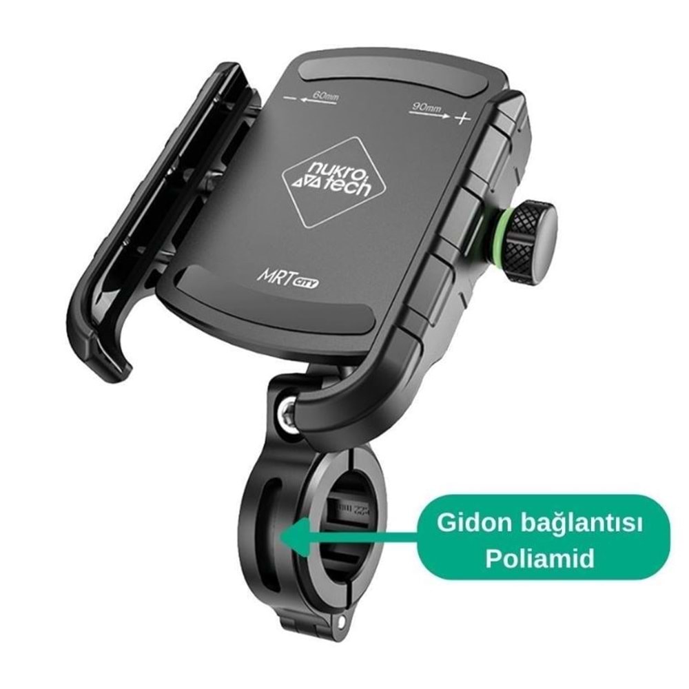 Nukrotech MRT CITY Motosiklet Telefon Tutucu