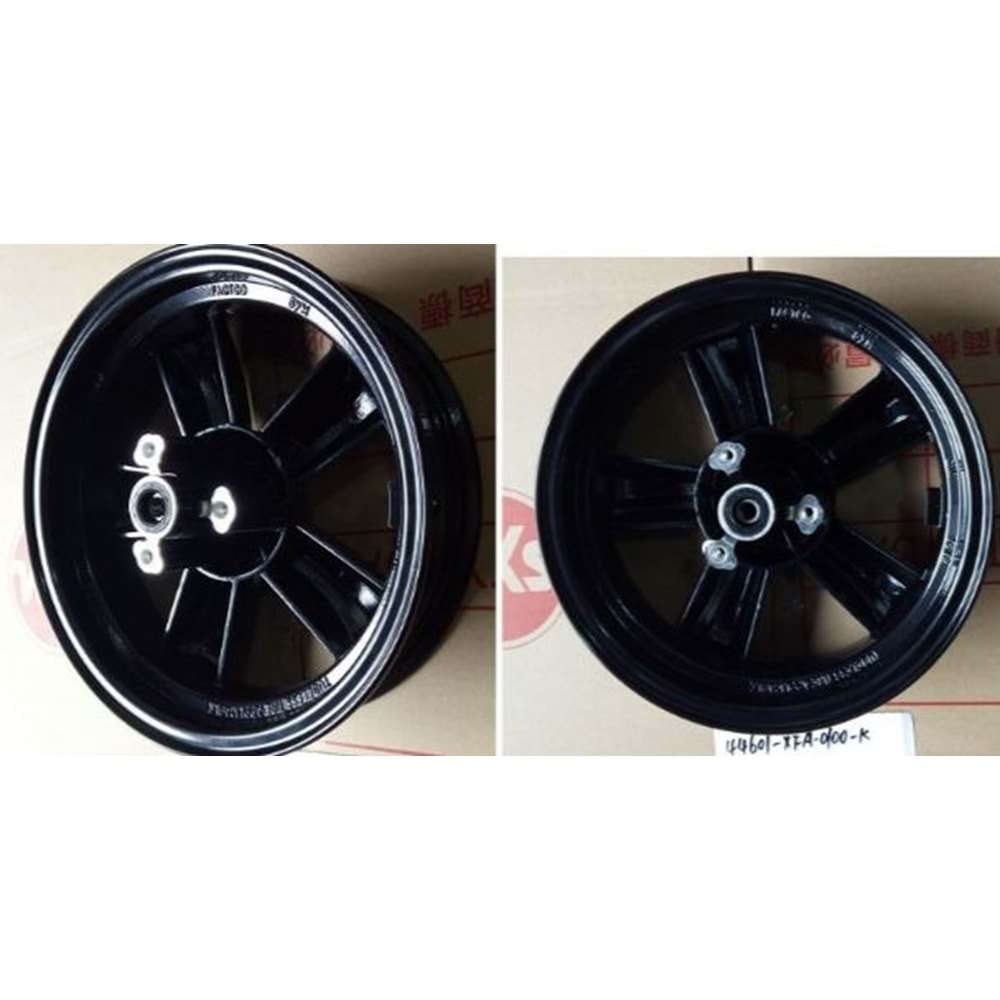 SYM FİDDLE 3 125 200 ORBİT 2 125 X PRO ÖN JANT SİYAH TON 44601-XFA-010-K