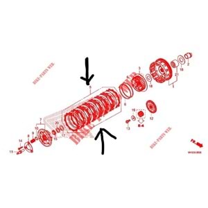 HONDA CRF 1100 L AFRİCA TWİN DEBRİYAJ BALATA SETİ 22210-MKS-305