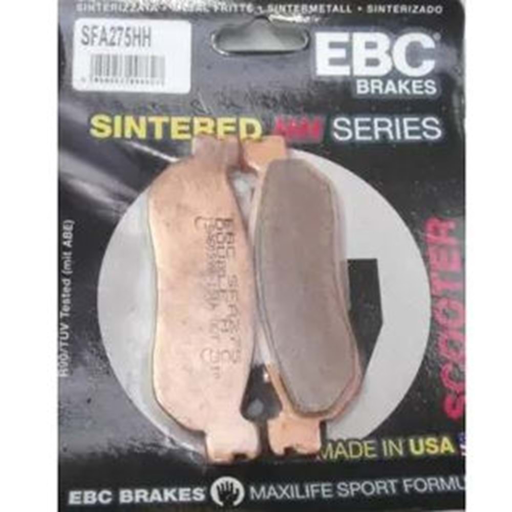 YAMAHA MAJESTY 250 X MAX 250-400 SİNTER PERFORMANS BALATASI EBC SFA275HH