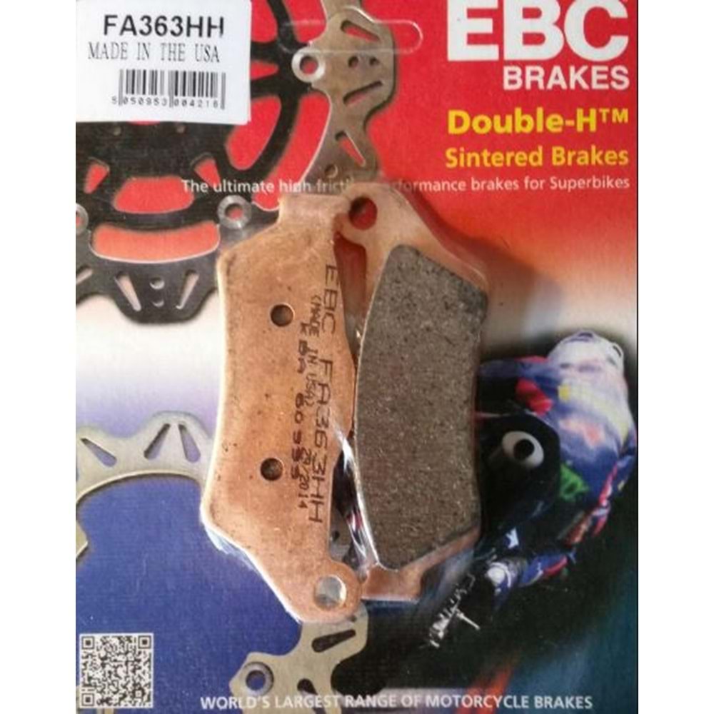 BMW R1200 GS 02-12 , S1000XR , K1300 SINTER ARKA FREN BALATASI EBC FA363HH