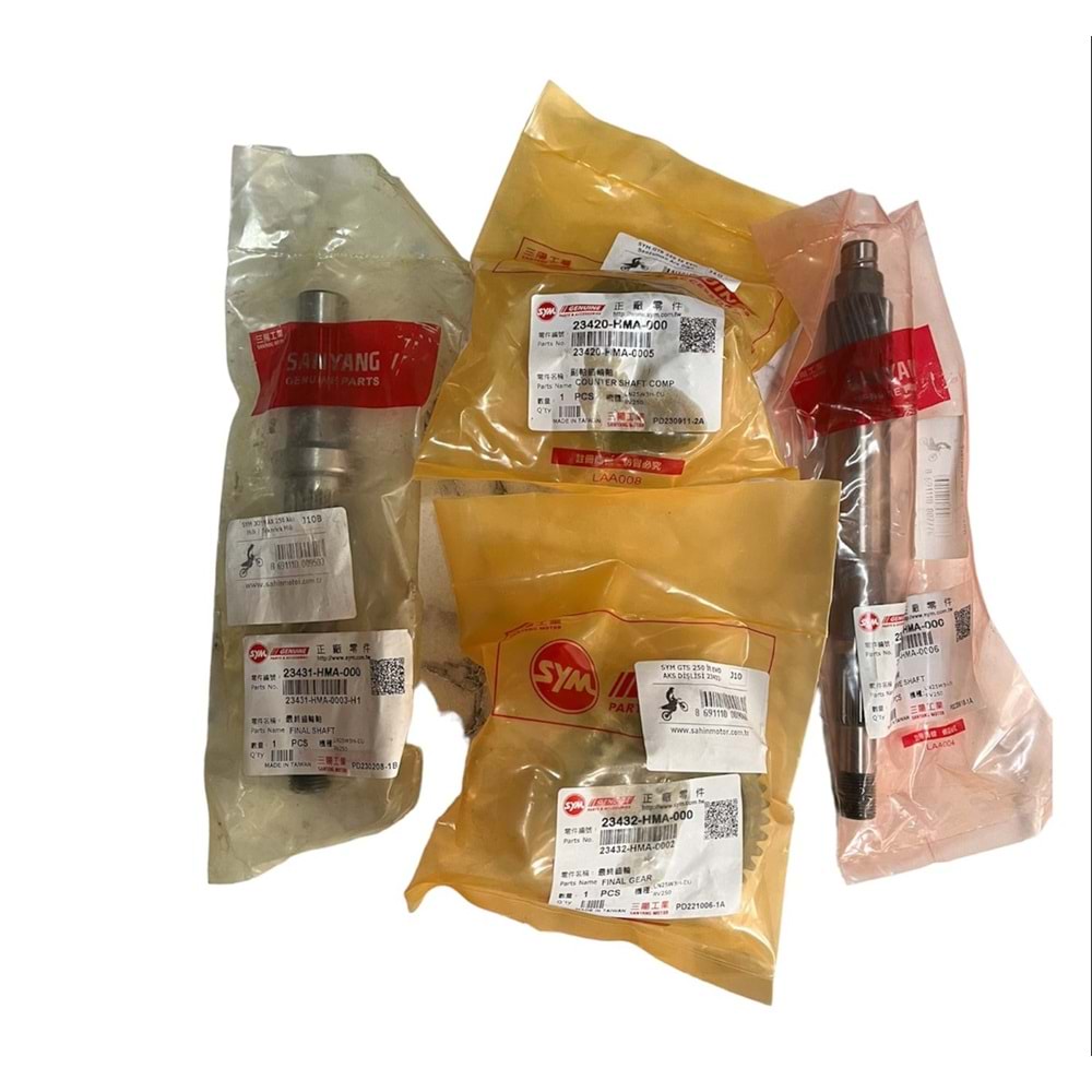 SYM SGT 250 EVO ŞANZUMAN DİŞLİ SETİ 2 (AÇIKLAMAYAI OKUYUNUZ)