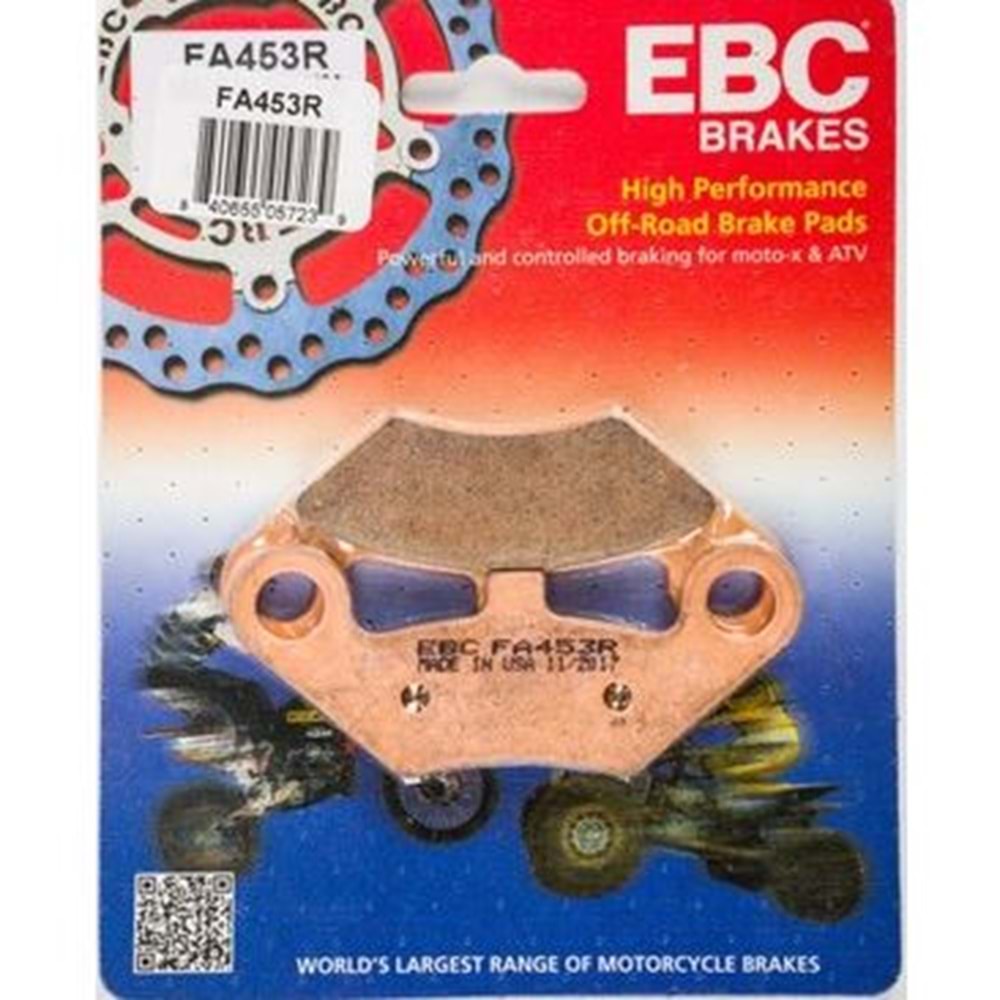 CF MOTO CF500/625 11-15 SINTER OFFROAD ÖN FREN BALATASI EBC FA453R