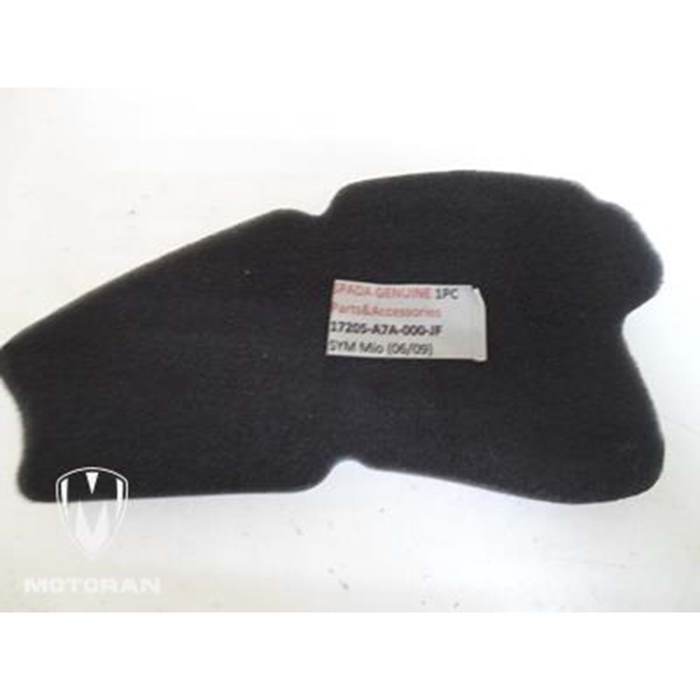 SYM MİO 100 HAVA FİLTRESİ 17205-A7A-000-JF ORJİNAL