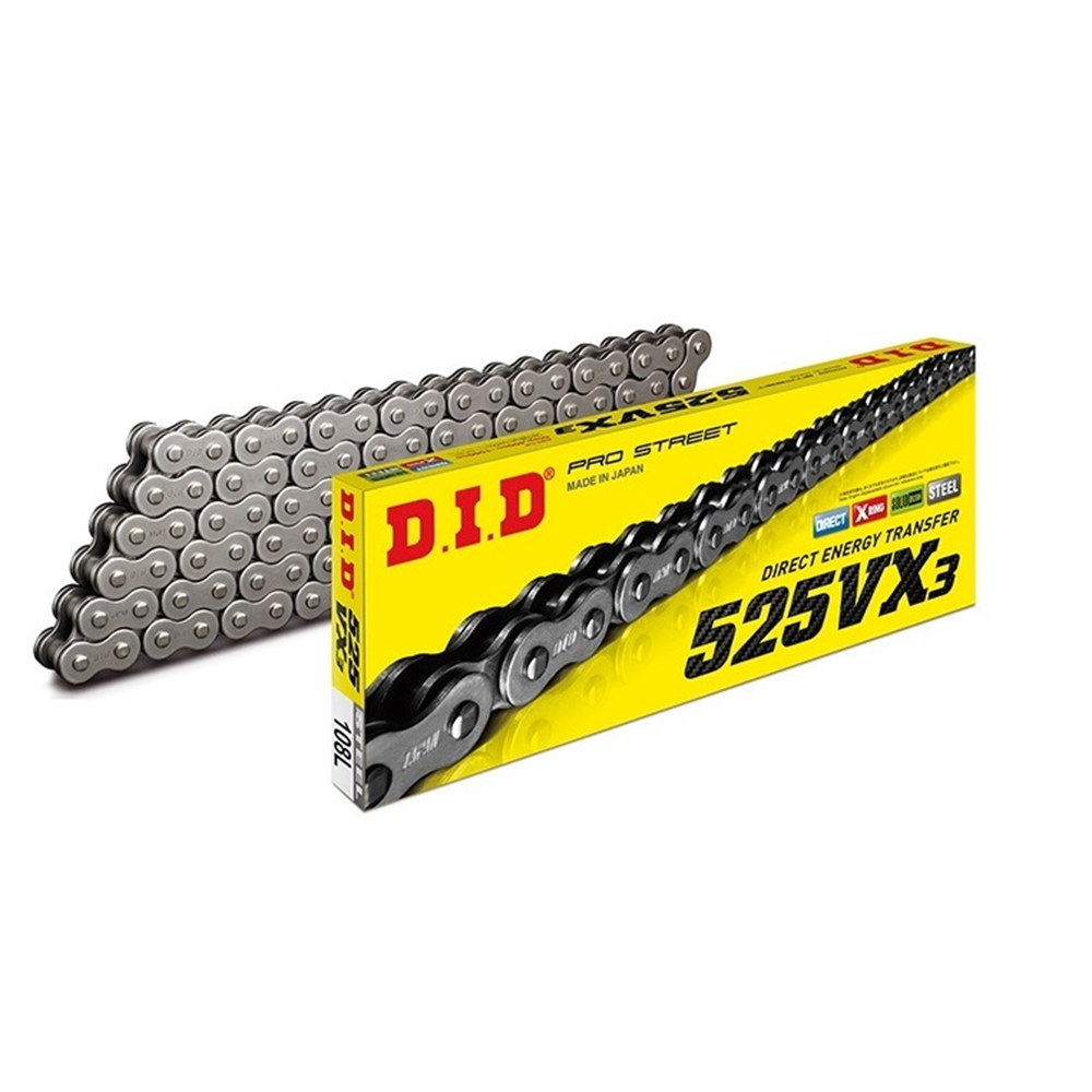 DID 525VX3-120 LİNK ÇELİK ZİNCİR (X-RİNG) BMW S1000 TRANSALP 600 GSX 1000