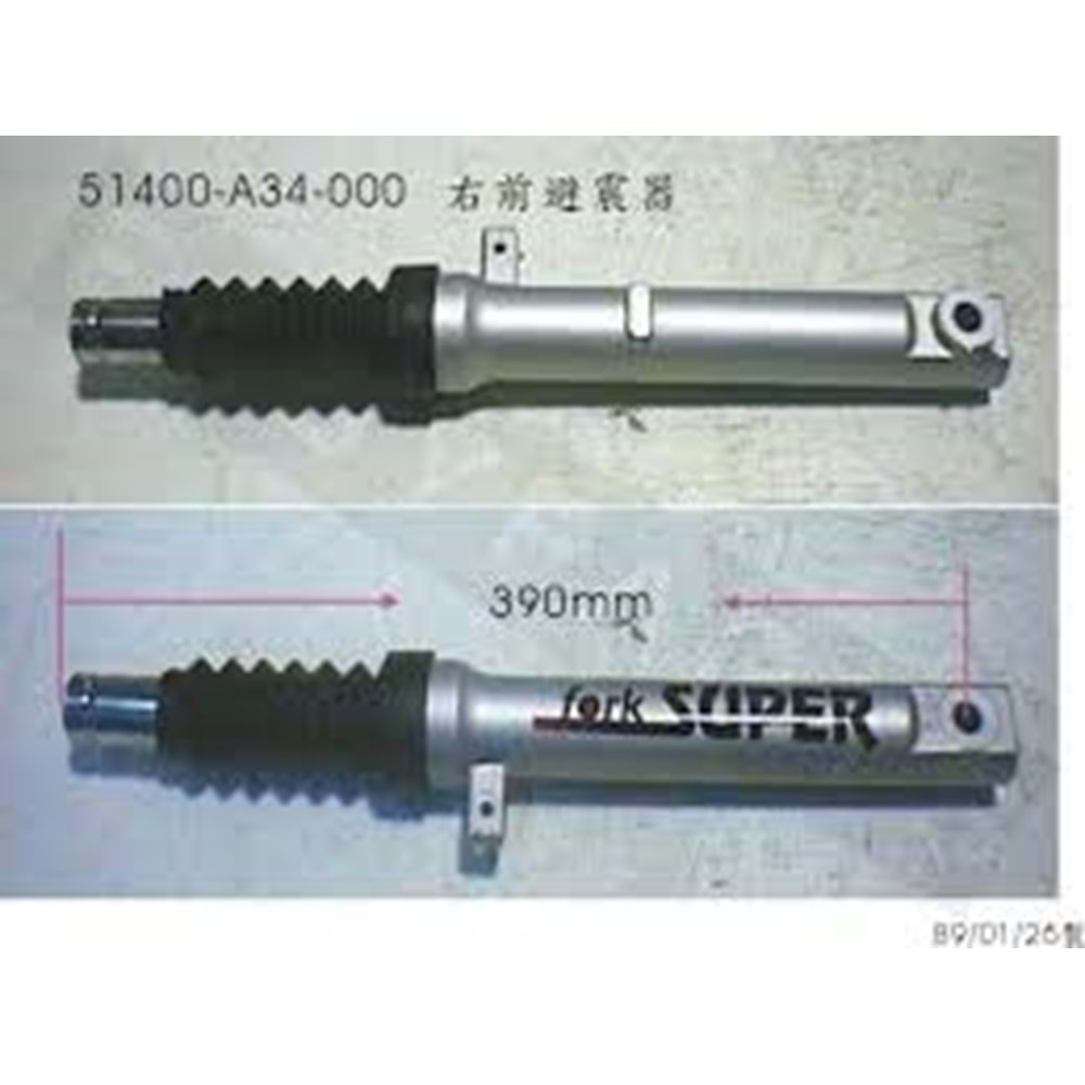 SYM MİO 100 ÖN AMORTİSÖR SAĞ BORU 51400-A34-002