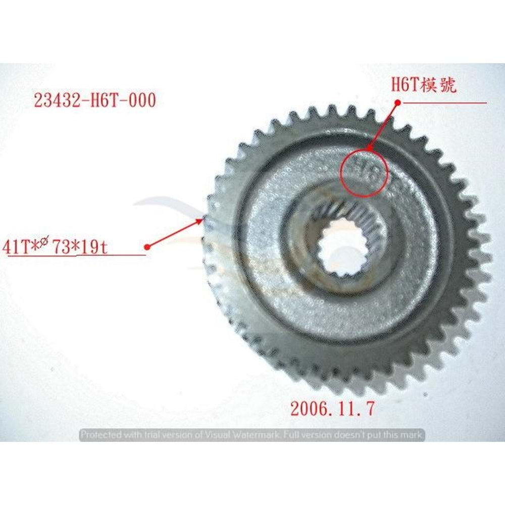 SYM MİO 100 AKS DİŞLİSİ 23432-H6T-000