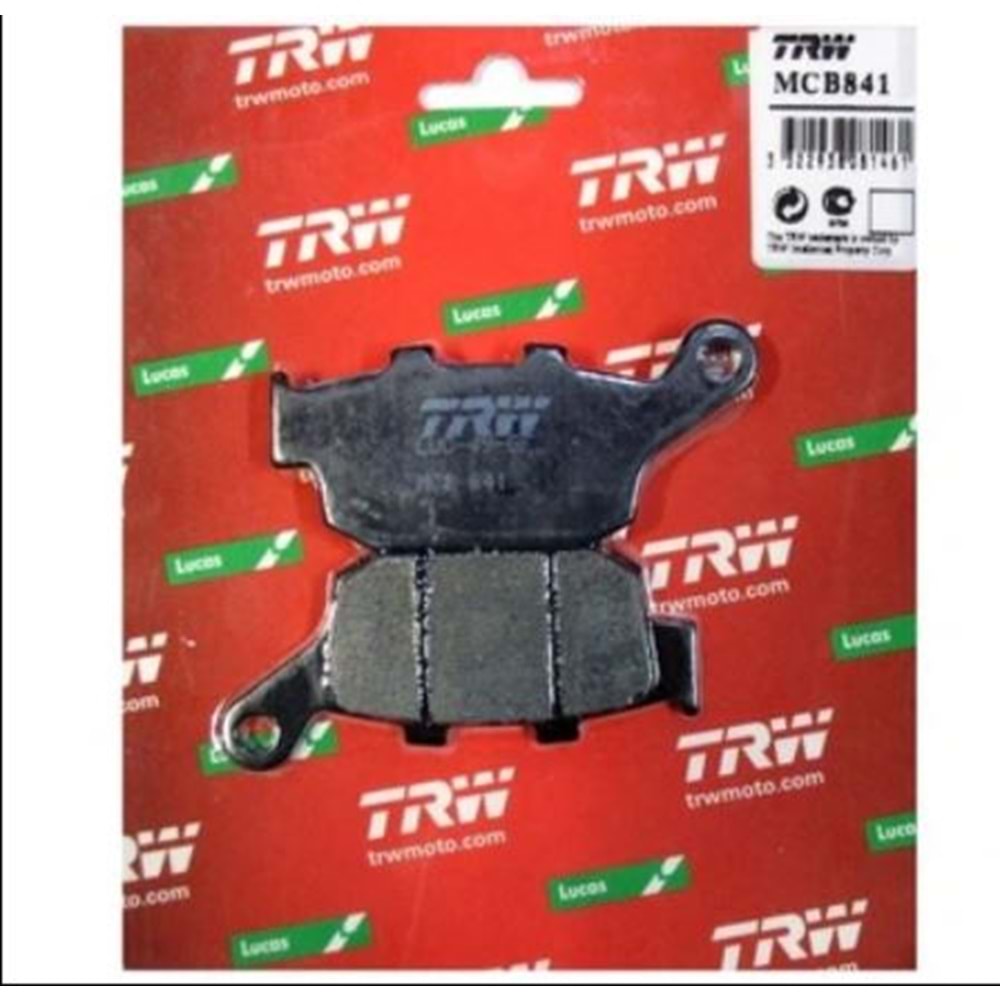 HONDA CBR 650 F CB 650 NC 750 S CBR 250 11-13 ARKA FREN BALATASI ORGANİK TRW MCB841