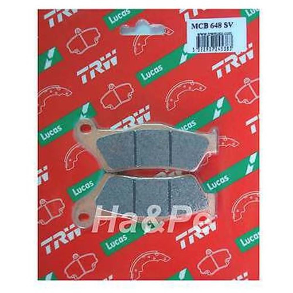 YAMAHA XT 660 XTZ 700 TRIUMPH 800 FREN BALATASI SİNTER TRW MCB648SV