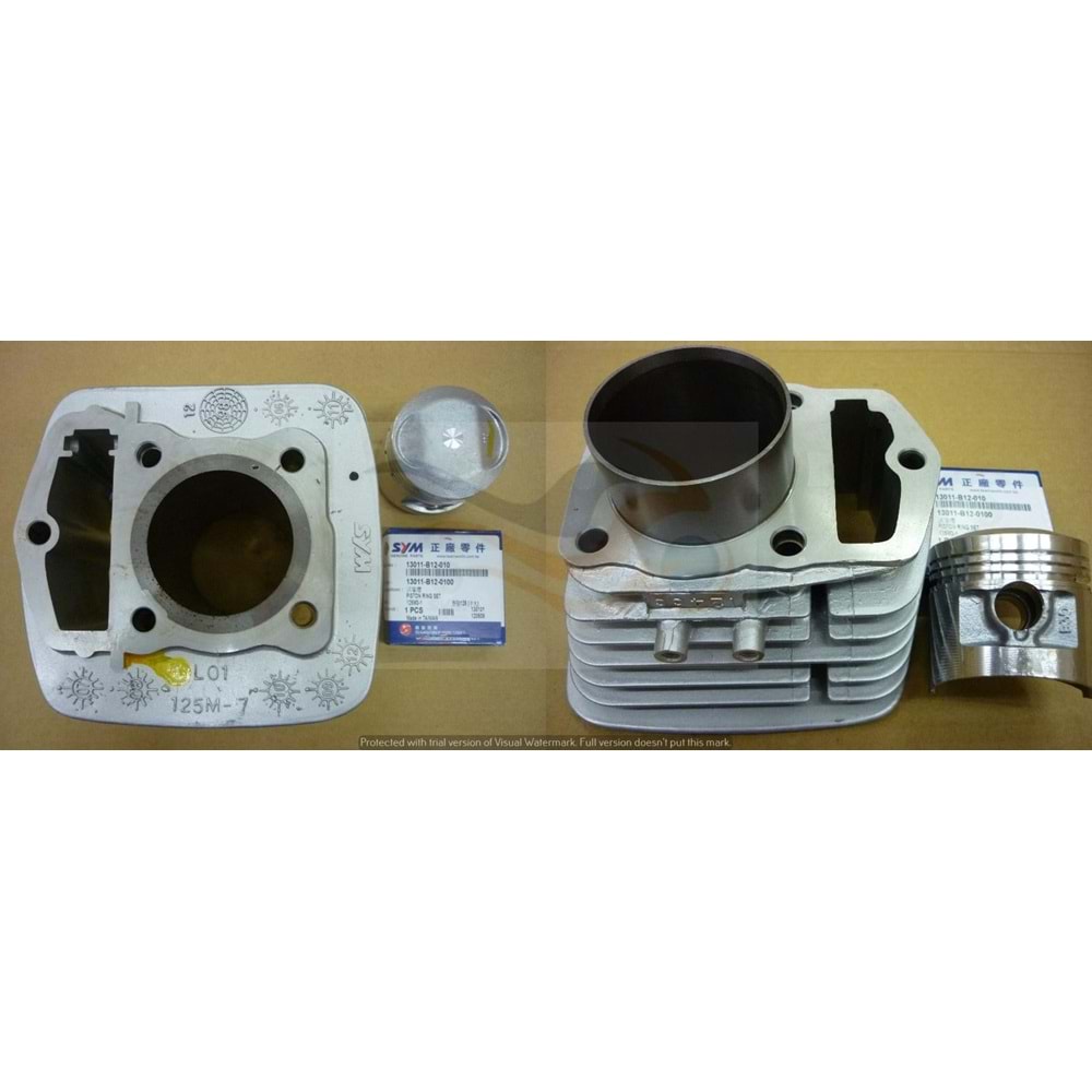 SYM WOLF 125 SİLİNDİR SET DOLU 12100-N14-010 ORJİNAL