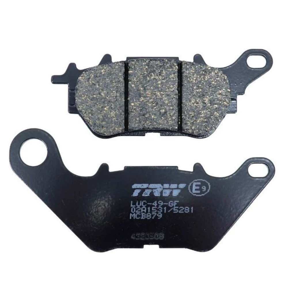 YAMAHA R25 X MAX 300 TRW ARKA FREN BALATASI MCB879 ORGANİK