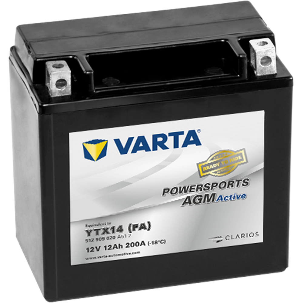 VARTA POWERSPORTS AGM ACTIVE YTX14 (FA) 12V12Ah 200A AKÜ