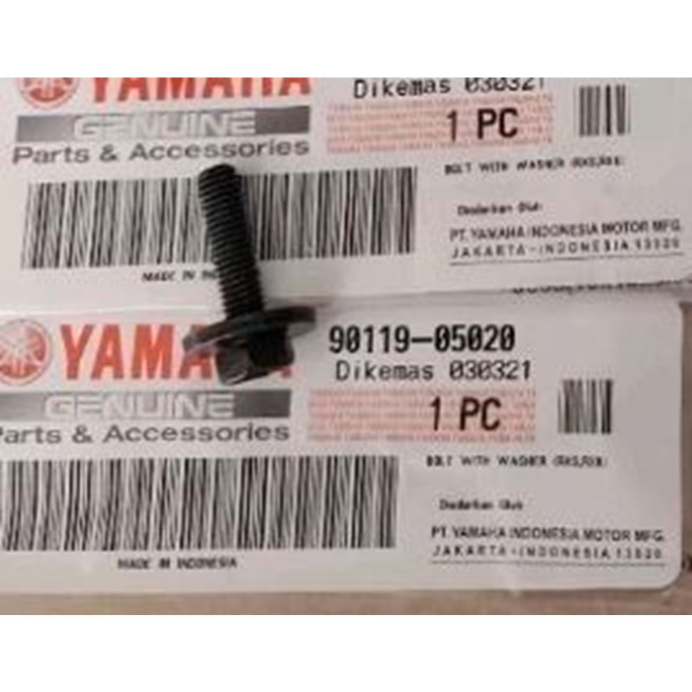 YAMAHA MT 125 DEBRİYAJ BASKI PLAKASI VİDASI ORJİNAL VİDA 90119-05020 (adet fiyatı)