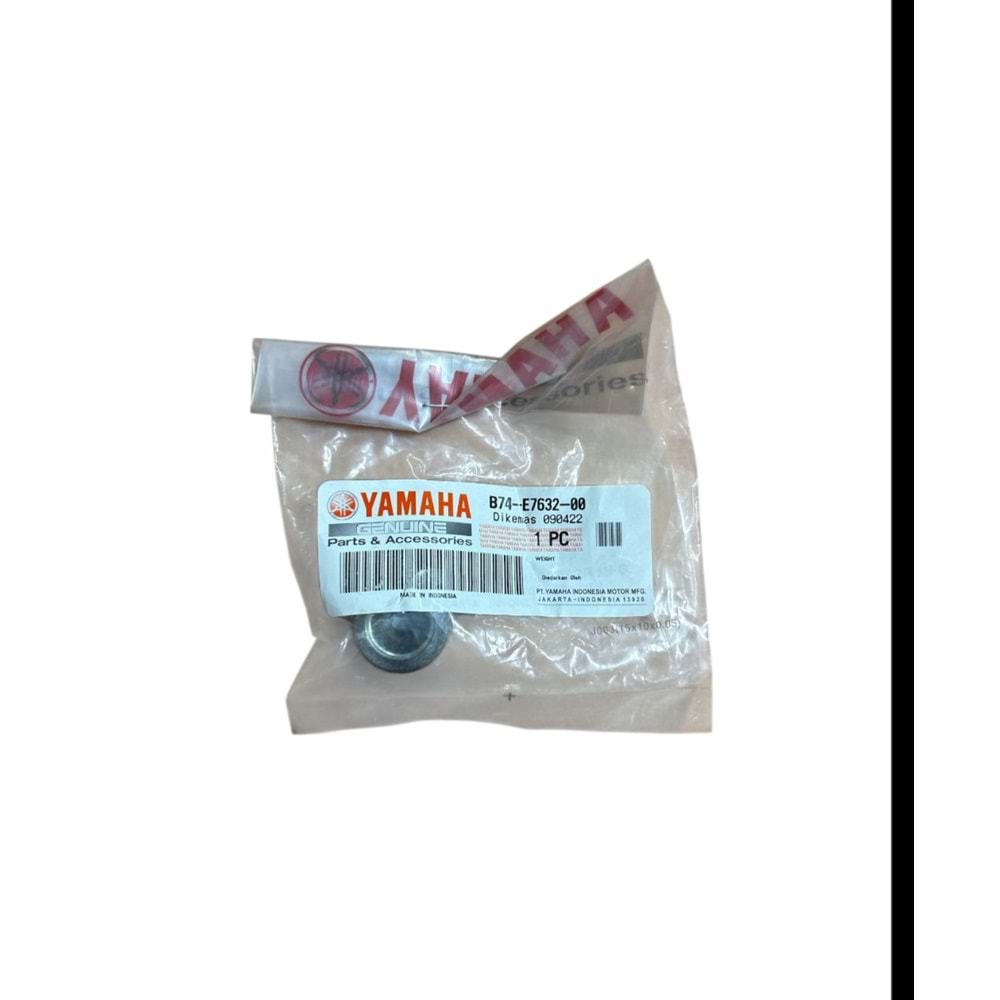 YAMAHA X MAX 250 - 300 VARYATÖR BAGA AĞIRLIK B74-E7632-00 (1 adet fiyatıdır)