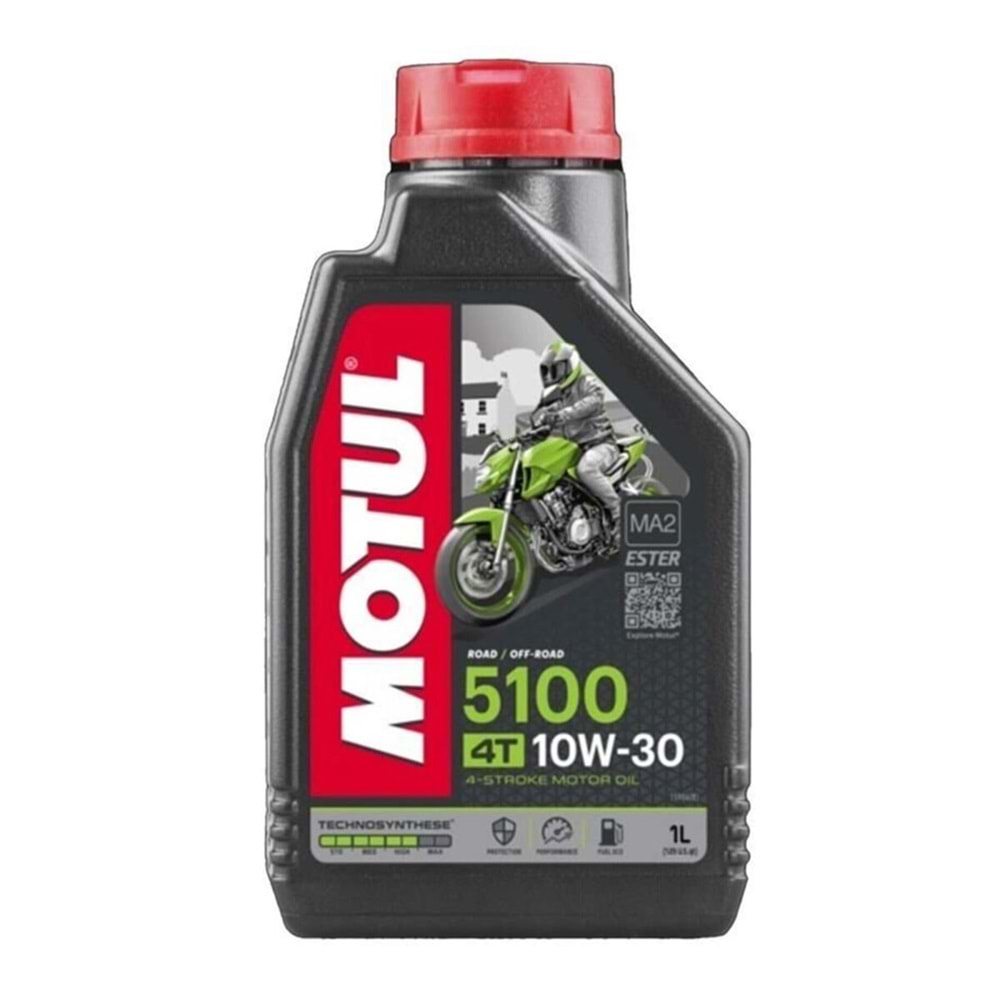 Motul 5100 10W30 4T 1 LT Motor Yağı ORJİNAL
