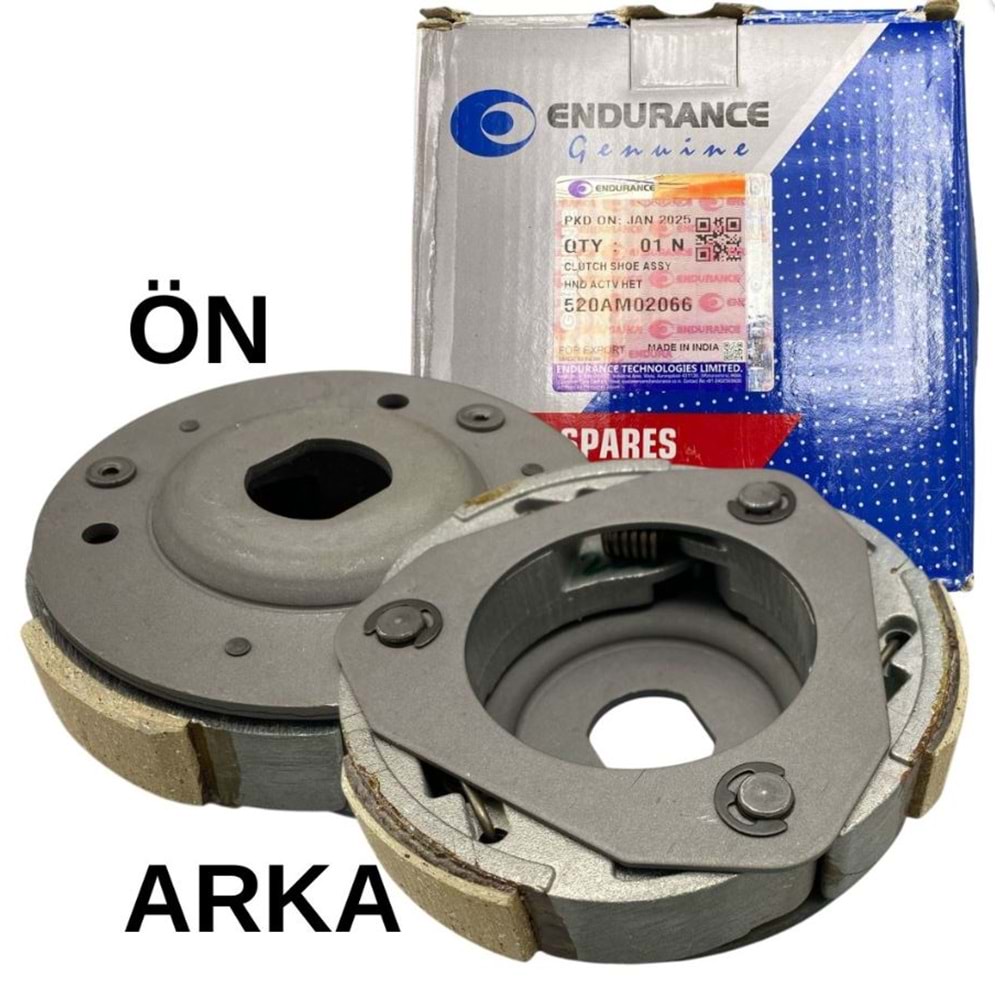 ACTİVA 125 ARKA DEBRİYAJ BALATA SACLI [ ENDURANCE ] (END22536) 520AM02066