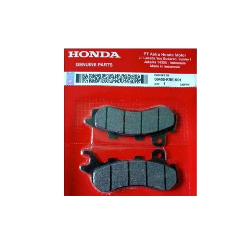 HONDA PCX 125 18-20 ÖN FREN BALATASI ORJ. 06455-KRE-K02