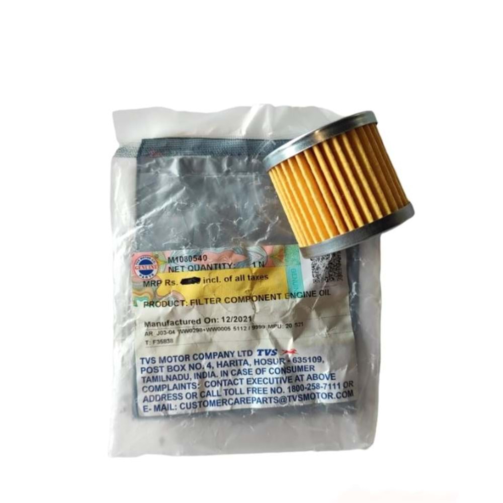 TVS APACHE RTR 150-200 YAĞ FİLTRESİ ORJ. M1080540