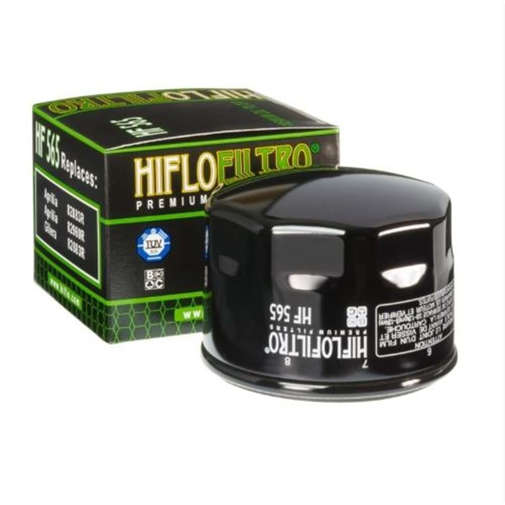 Hiflo HF565 Yağ Filtresi Aprilia Tuareg 660 2021-2024 Uyumlu